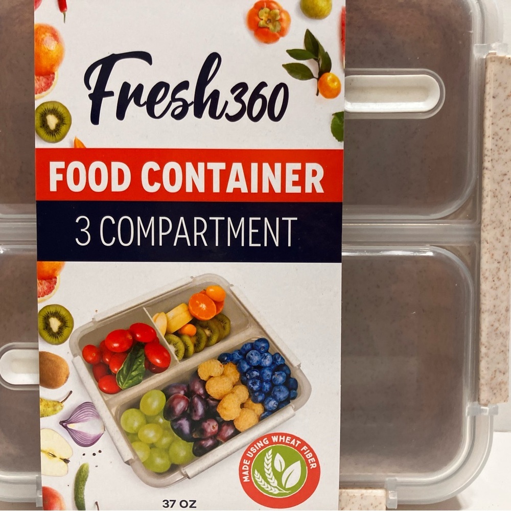 Fresh360 3-Compartment Food Container - Picture 2 of 9